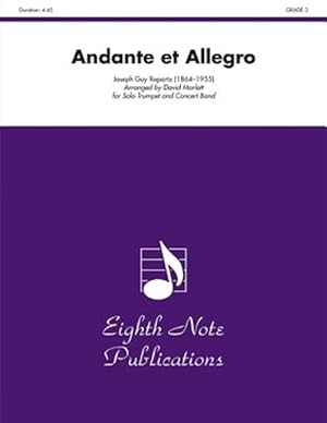 Imagen del vendedor de Andante Et Allegro for Solo Trumpet and Concert Band : Conductor Score a la venta por GreatBookPrices