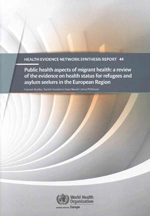Seller image for Public Health Aspects of Migrant Health : A Review of the Evidence on Health Status for Refugees and Asylum Seekers in the European Region for sale by GreatBookPrices