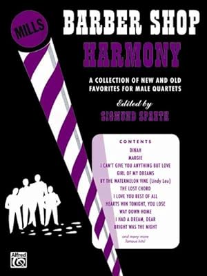 Seller image for Barber Shop Harmony : A Collection of New and Old Favorites for Male Quartets for sale by GreatBookPrices