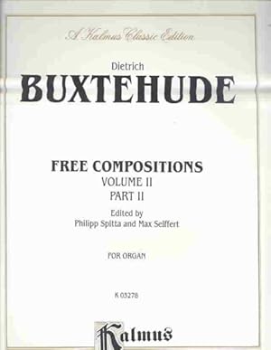 Bild des Verkufers fr Dietric Buxtehude : Free Compositions ; For Organ zum Verkauf von GreatBookPrices