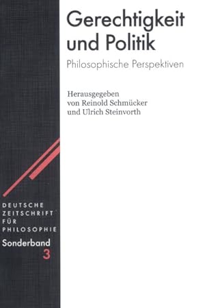 Seller image for Gerechtigkeit Und Politik : Philosophische Perspektiven -Language: german for sale by GreatBookPrices