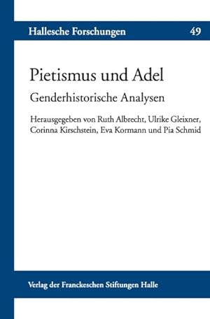 Immagine del venditore per Pietismus Und Adel : Genderhistorische Analysen -Language: german venduto da GreatBookPrices