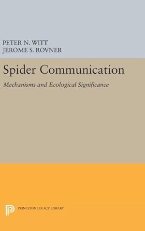 Bild des Verkufers fr Spider Communication : Mechanisms and Ecological Significance zum Verkauf von GreatBookPrices