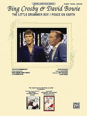 Seller image for Bing Crosby & David Bowie; The Little Drummer Boy / Peace on Earth : Piano/vocal/Guitar Original Sheet Music for sale by GreatBookPrices