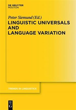 Immagine del venditore per Linguistic Universals and Language Variation venduto da GreatBookPrices