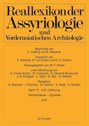 Imagen del vendedor de Reallexikon Der Assyriologie Und Vorderasiatischen Archologie -Language: german a la venta por GreatBookPrices