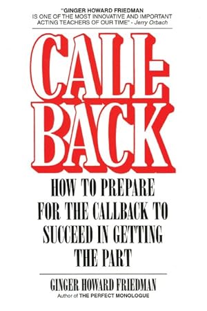 Seller image for Callback for sale by GreatBookPrices