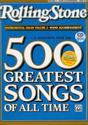 Seller image for Rolling Stone 12 Selections From the 500 Greatest Songs of All Time : Instrumental Solos, Piano Acc.: Level 2-3 for sale by GreatBookPrices