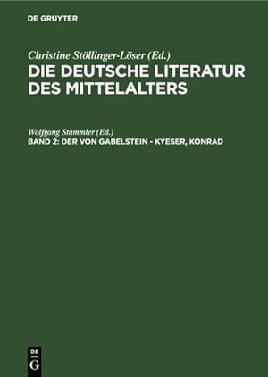 Immagine del venditore per Der Von Gabelstein - Kyeser, Konrad : Aus Die Deutsche Literatur Des Mittelalters; Verfasserlexikon -Language: german venduto da GreatBookPrices