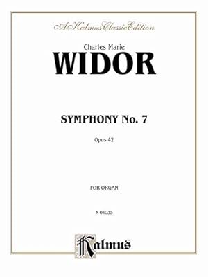 Image du vendeur pour Symphony No.7 for Organ mis en vente par GreatBookPrices