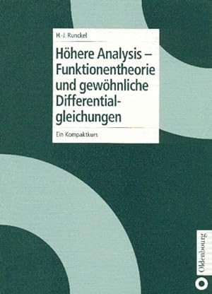 Seller image for Hhere Analysis : Funktionentheorie Und Gewhnliche Differentialgleichungen -Language: german for sale by GreatBookPrices