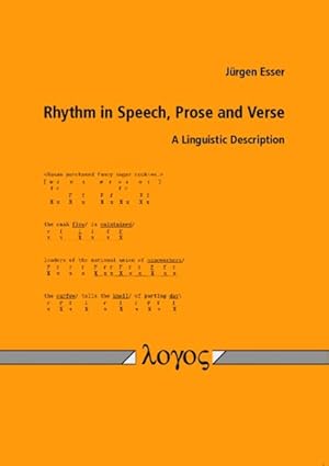 Seller image for Rhythm in Speech, Prose and Verse : A Linguistic Description for sale by GreatBookPrices