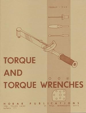 Immagine del venditore per Torque And Torque Wrenches venduto da GreatBookPrices