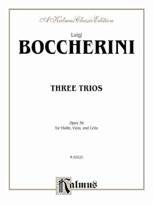 Seller image for Three Trios, Op. 38 for sale by GreatBookPrices