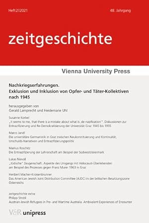Seller image for Nachkriegserfahrungen : Exklusion Und Inklusion Von Opfer- Und Tater-kollektiven Nach 1945 -Language: german for sale by GreatBookPrices