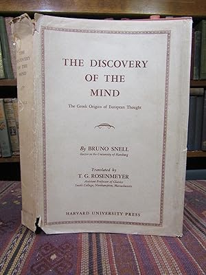 The Discovery of the Mind: The Greek Origins of European Thought