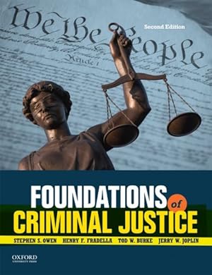 Bild des Verkufers fr Foundations of Criminal Justice zum Verkauf von GreatBookPrices