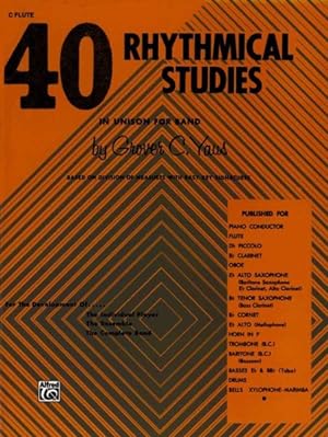 Image du vendeur pour 40 Rhythmical Studies for French Horn mis en vente par GreatBookPrices
