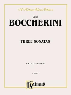 Seller image for Boccherini : Three Sonatas for Cello and Piano for sale by GreatBookPrices