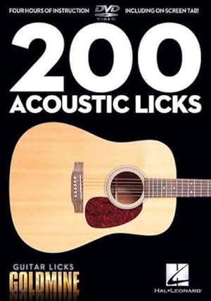 Seller image for Goldmine 200 Acoustic Licks Gtr Dvd for sale by GreatBookPrices