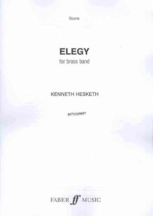 Bild des Verkufers fr Elegy for Brass Band : Score zum Verkauf von GreatBookPrices