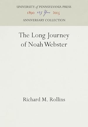 Seller image for Long Journey of Noah Webster for sale by GreatBookPrices