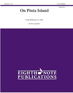 Seller image for On Pinta Island : For Brass Quintet, Easy-medium for sale by GreatBookPrices