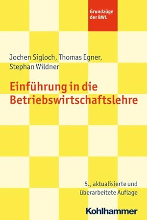 Seller image for Einfuhrung in Die Betriebswirtschaftslehre -Language: german for sale by GreatBookPrices