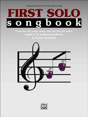 Imagen del vendedor de First Solo Songbook a la venta por GreatBookPrices