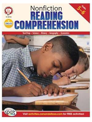 Seller image for Nonfiction Reading Comprehension : Grades 5-6 for sale by GreatBookPrices