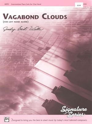 Imagen del vendedor de Vagabond Clouds for Left Hand Alone : Intermediate Piano Solo for One Hand a la venta por GreatBookPrices