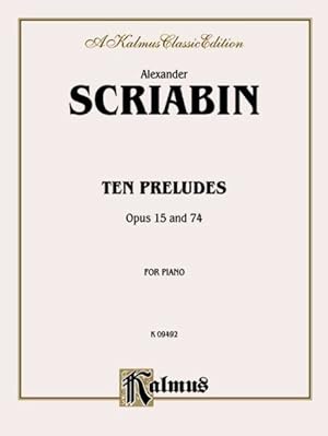 Seller image for Ten Preludes : Kalmus Edition for sale by GreatBookPrices