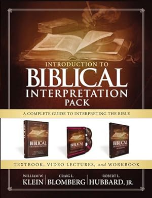Imagen del vendedor de Introduction to Biblical Interpretation Pack : A Complete Guide to Interpreting the Bible a la venta por GreatBookPrices