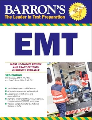 Image du vendeur pour Barron's EMT : Emergency Medical Technician Exam mis en vente par GreatBookPrices