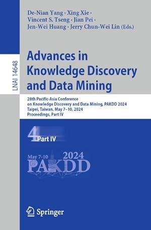 Image du vendeur pour Advances in Knowledge Discovery and Data Mining mis en vente par BuchWeltWeit Ludwig Meier e.K.