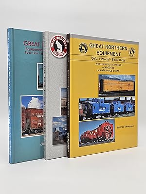 Immagine del venditore per Great Northern; Equipment Color Pictorial (3 volumes). Book One - Box Cars & Stock Cars : Book 2 - Freight Cars : Western Fruit Express; Cabooses; Maintenance-of-Way. venduto da Zephyr Books