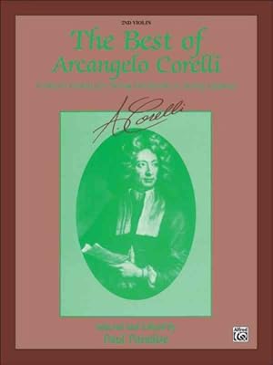 Immagine del venditore per Best of Arcangelo Corelli 2nd Violin : Concerto Grossi for String Orchestra or String Quartet venduto da GreatBookPrices
