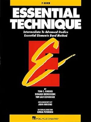 Seller image for Essential Technique - F Horn Intermediate to Advanced Studies (Book 3 Level) for sale by GreatBookPrices