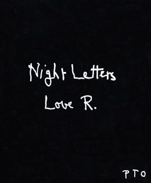 Image du vendeur pour Night Letters : Drawings & Gouaches mis en vente par GreatBookPrices