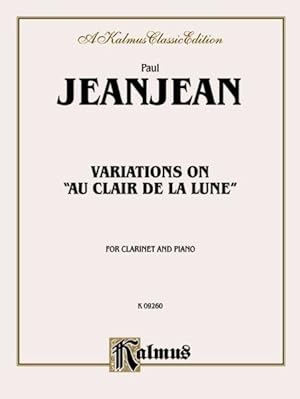 Seller image for Variations on Au Clair De La Lune for sale by GreatBookPrices