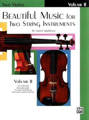 Seller image for Beautiful Music for Two String Instruments : Two Violas for sale by GreatBookPrices