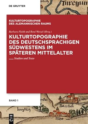 Imagen del vendedor de Kulturtopographie Des Deutschsprachigen Sudwestens Im Spateren Mittelalter -Language: German a la venta por GreatBookPrices