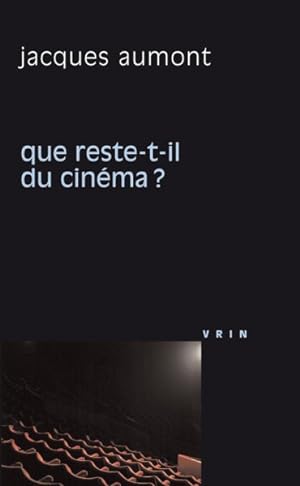 Seller image for Que reste-t-il du cinema? -Language: french for sale by GreatBookPrices