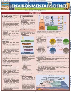 Seller image for Environmental Science Quick Reference Card for sale by GreatBookPrices