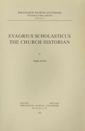 Seller image for Evagrius Scholasticus the Church Historian for sale by GreatBookPrices