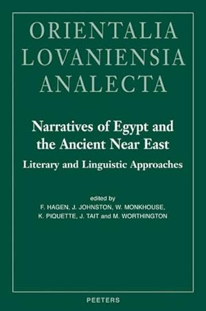 Seller image for Narratives of Egypt and the Ancient Near East : Literary and Linguistic Approaches for sale by GreatBookPrices