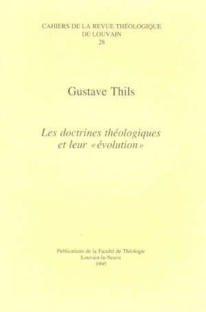 Imagen del vendedor de Les Doctrines Theologiques Et Leur 'Evolution' -Language: French a la venta por GreatBookPrices