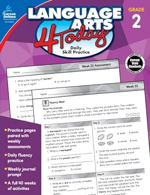 Seller image for Language Arts 4 Today, Grade 2 : Daily Skill Practice for sale by GreatBookPrices