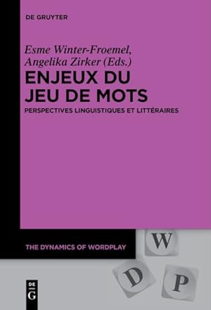 Seller image for Enjeux Du Jeu De Mots : Perspectives Linguistiques Et Littraires -Language: french for sale by GreatBookPrices