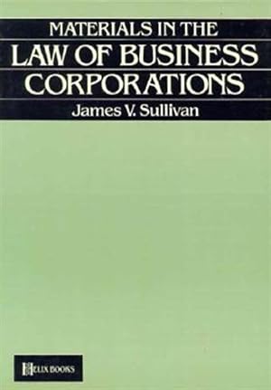 Seller image for Materials in the Law of Business Corporations for sale by GreatBookPrices